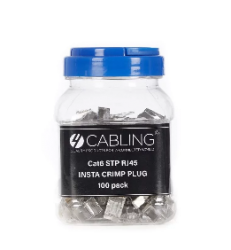 4Cabling Cat6 Stp Rj45 Insta Crimp Plug 100 Pack 005.002.0047