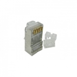 4cabling Rj45 8p8c Cat 5e Crimp Plug For Solid Core Cable - Shielded - 10 Pack 005.002.0009