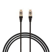 4M Cat 6A Rj45 S/Ftp Thin Lszh 30 Awg Network Cable. Black
