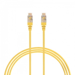4M Cat 6A Rj45 S/Ftp Thin Lszh 30 Awg Network Cable. Yellow