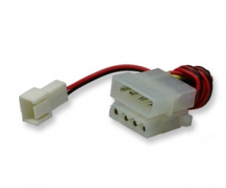 Generic 4 Pin Molex Power To Internal 3-pin Motherboard Fan Converter/ Adapter (plug 3pin Fan Into