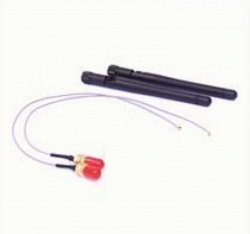 Astrotek At-ipxset-26 Internal Wi-fi Antenna Kit - 2x Ipx To Rp-sma Wifi Cable 26cm + 2x 5ghz Antenna