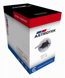 Astrotek Cat6 Utp Cable 305m - Full Copper Wire Ethernet Lan Network Roll Orange 23awg 0.55cu Solid