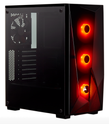 Corsair Carbide Series Spec-Delta Rgb Tempered Glass Mid-Tower Atx Gaming Case Black Cc-9011166-Ww