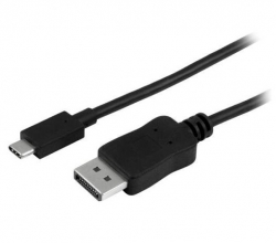 Startech Usb-c To Displayport Adapter Cable - 1m (3 Ft.) - 4k At 60 Hz - Eliminate Clutter By Connecting