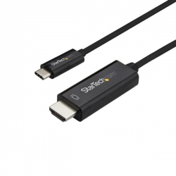 Startech Usb C To Hdmi Cable - 1m - Black - 4k At 60hz - Thunderbolt 3 Compatible - Usb C Cable