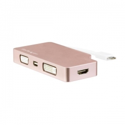 Startech Usb-C Multiport Video Adapter - Aluminum - Usb Type C To Vga / 4K Hdmi/ Mini Displayport/