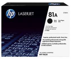 Hp 81a Black Laserjet Toner Cartridge Cf281a