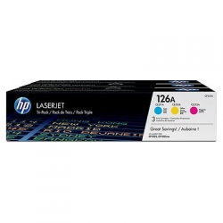 Hp 126a Cym Combo Pack Laserjet Toner Cartridge-cf341a Cf341a