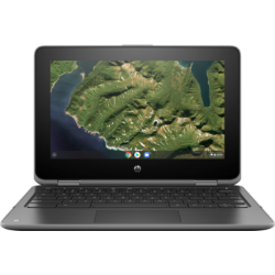 Hp Chromebook X360 11 G2 11.6" Hd Touch + Digitizer Celron N4000 8Gb 64Gb Emmc Chrome 64 Pen Storm Gray 1Yr Rtb Warranty 6Zh21Pa