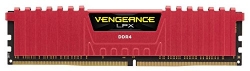 Corsair Ddr4, 2400mhz 16gb 2 X 288 Dimm, Unbuffered, 16-16-16-39, Vengeance Lpx Red Heat Spreader