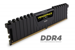 Corsair Ddr4, 2666mhz 16gb 2 X 288 Dimm, Unbuffered, 16-18-18-35, Vengeance Lpx Black Heat Spreader