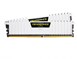 Corsair DUAL CHANNEL :16GB (2x8GB) DDR4-3200MHz White Vengeance LPX Dimm 16-18-18-36 2x288-pin CMK16GX4M2B3200C16W