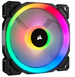 Corsair 120mm Case Fan: 120mm Ll120 Rgb Dual Light Loop Rgb Led Pwm Fan Single Pack Co-9050071-ww