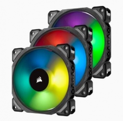 Corsair Ml120 Pro Rgb 120mm Premium Magnetic Levitation Rgb Led Pwm Fan 3 Fan Pack With Lighting