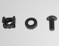 Cyberpower Cra60001 M6 Cage Nut And Screw Hardware (m6), 50 Per Pack Cra60001