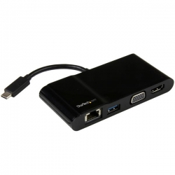 Startech Usb-c Multifunction Adapter For Laptops - 4k Hdmi Or Vga - Usb 3.0 (usb C) - Usb Type-c