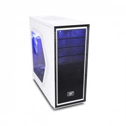 Deepcool White Tesseract Sw Mid Tower Chassis (usb3) Dp-atx-tsrswwh