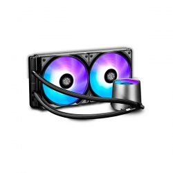 Deepcool Castle 280 Rgb Enclosed Liquid Cooling System Dp-Gs-H12L-Csl280Rgb
