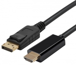 Blupeak 1M Displayport Male To Hdmi Male Cable (Lifetime Warranty) Dphd01