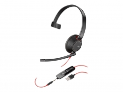 Plantronics Blackwire C5210 Monaural Uc Usb Headset W/ 3.5mm 207577-01