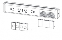 4cabling Elsafe: Phoenix 65 - 4 X Gpo With Desktop Clamp Bracket 371006
