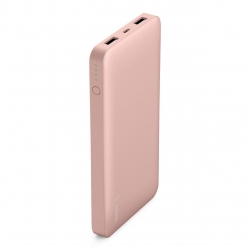 Belkin Pocket Power Bank 10000 Mah Usb A (2) Mirco Usb (1) Rose Gold F7U039Btc00