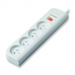 Belkin 4 Way Economy Surge Protector Power Board 1m F9e400vau1m