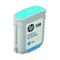 Hp Ink Cartridge No 728 Cyan 40ml F9j63a