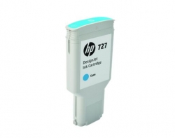 Hp Ink Cartridge No 727 Cyan 300ml F9j76a