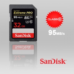 Sandisk 32gb Extreme Pro Uhs-i Sdhc Memory Card (v30) 95mb/s Sdsdxxg-032g-gn4in Ffcsan32gsdxxg95