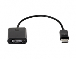 Hp Displayport Male To Dvi-d Female Adapter, 19cm, Single Link (fh973aa) Fh973aa