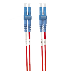 4 Cabling 1M Singlemode Fibre Optic Cable: Red (Fl.Os2Lclc1Mr)