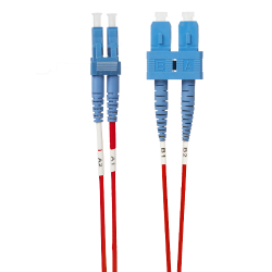 4Cabling 1.5M Lc-Sc Os1/ Os2 Singlemode Fibre Optic Cable: Red (Fl.Os2Lcsc1.5Mr)