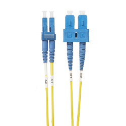 4Cabling 1M Lc-Sc Os1 Singlemode Fibre Optic Cable : Yellow (Fl.Os2Lcsc1M)