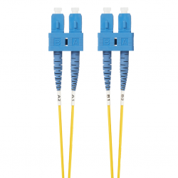 4Cabling 0.5M Sc-Sc Os1/ Os2 Singlemode Fibre Optic Cable : Yellow (Fl.Os2Scsc05M)