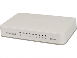 Netgear Gs208 8-port Gigabit Unmanaged Switch Gs208-100aus