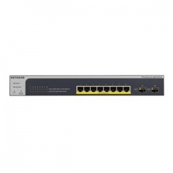 Netgear Prosafe Gs510tlp 8-port Poe+ Gigabit Ethernet Smart Managed Switch With 2 Sfp Ports 75w 