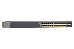 Netgear 24-port 380w Gigabit Poe+ Ethernet Smart Managed Pro Switch With 4 Sfp Ports (gs728tppv2)