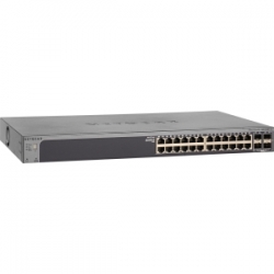 Netgear S3300-28x-poe+ (prosafe 24-port Poe+ Gigabit Stackable Smart Switch 4x10g Ports) Gs728txp-100ajs