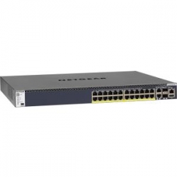 Netgear M4300-28g-poe+ 24-port Fully Managed Stackable Layer 3 Poe+ Switch (24 X 1g Ports With