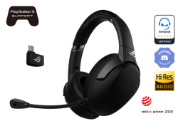 ASUS ROG Strix Go 2.4 USB-C 2.4 GHz wireless gaming headset with AI noise-cancelling microphone (ROG STRIX GO 2.4)
