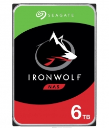 Seagate 6TB 3.5" IronWolf NAS 3.5" Hard Drive, SATA III, 5400RPM, 256MB Cache, NAS St6000Vn001