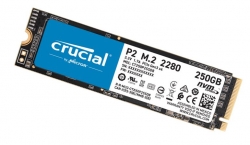 Crucial P2 250GB M.2 (2280) NVMe PCIe SSD - QLC NAND 2100/1150MB/s  CT250P2SSD8