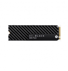 Western Digital WD Black SN750 2TB NVMe SSD 3430MB/s 2900MB/s R/W 1200TBW 480/550K IOPS M.2 2280 PCIe Gen 3 1.75mil hrs MTBF 5Yrs Wty Wds200T3Xhc