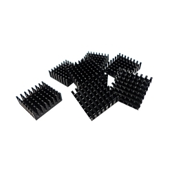 Qnap Heat Sink For M.2 Ssd Module 14x14mm Black Self Adhesive - 8 Pcs Hs-m2ssd-01