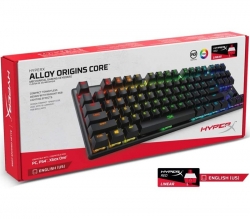 Kingston HyperX Alloy Origins Core Mechanical Gaming Keyboard HyperX Linear Red Switches HX-KB7RDX-US
