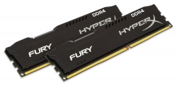 Kingston 32gb Ddr4-2400mhz Cl15 Dimm (kit Of 2) Hyperx Fury Black Hx424c15fbk2/32