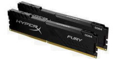 Kingston 32GB 2666MHz DDR4 CL16 DIMM (Kit of 2) HyperX FURY Black (HX426C16FB4K2/32)