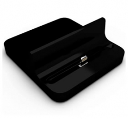Docking Station Charger For Ipad 4/ Ipad Mini/ Iphone 5 Desktop Data Sync Cradle Dock Black